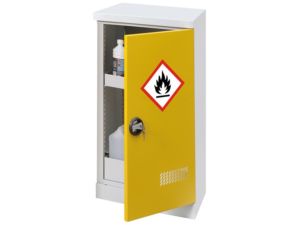 Armoire de sécurité avec rétention pour produits inflammables à