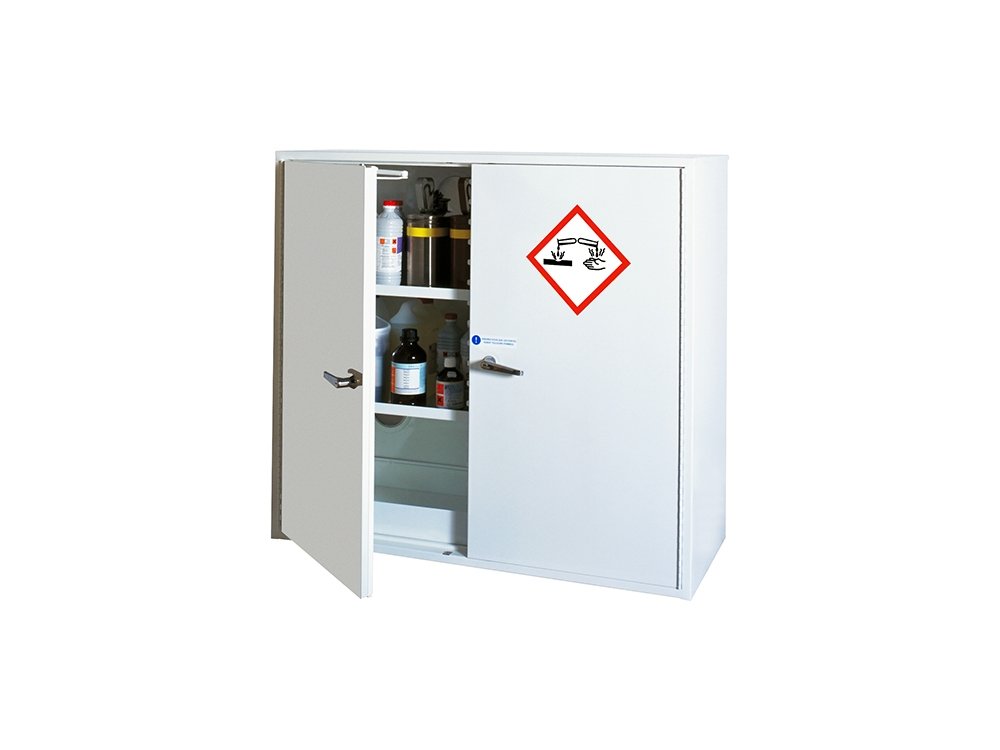 Armoire de sécurité pour corrosifs - Rétention : 82 L