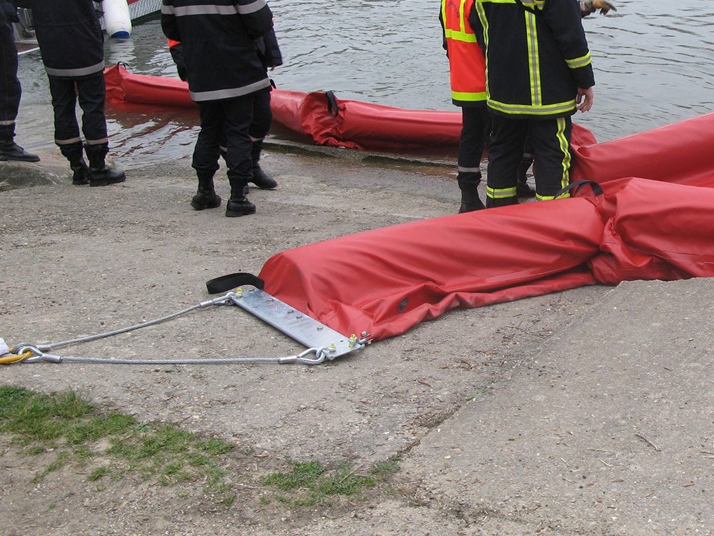 Ance du barrage flottant anti-pollution BARC 2055R