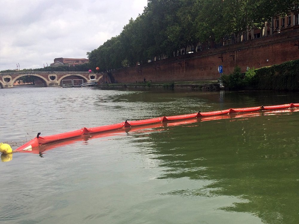 Barrage anti-pollution de confinement - Forte résistance - Fabrication française