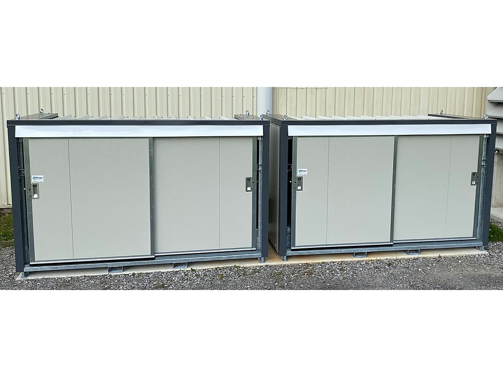 Conteneurs de stockage 3 M sur 2 Niveaux - version COUPE-FEU 2H - EI120/REI120