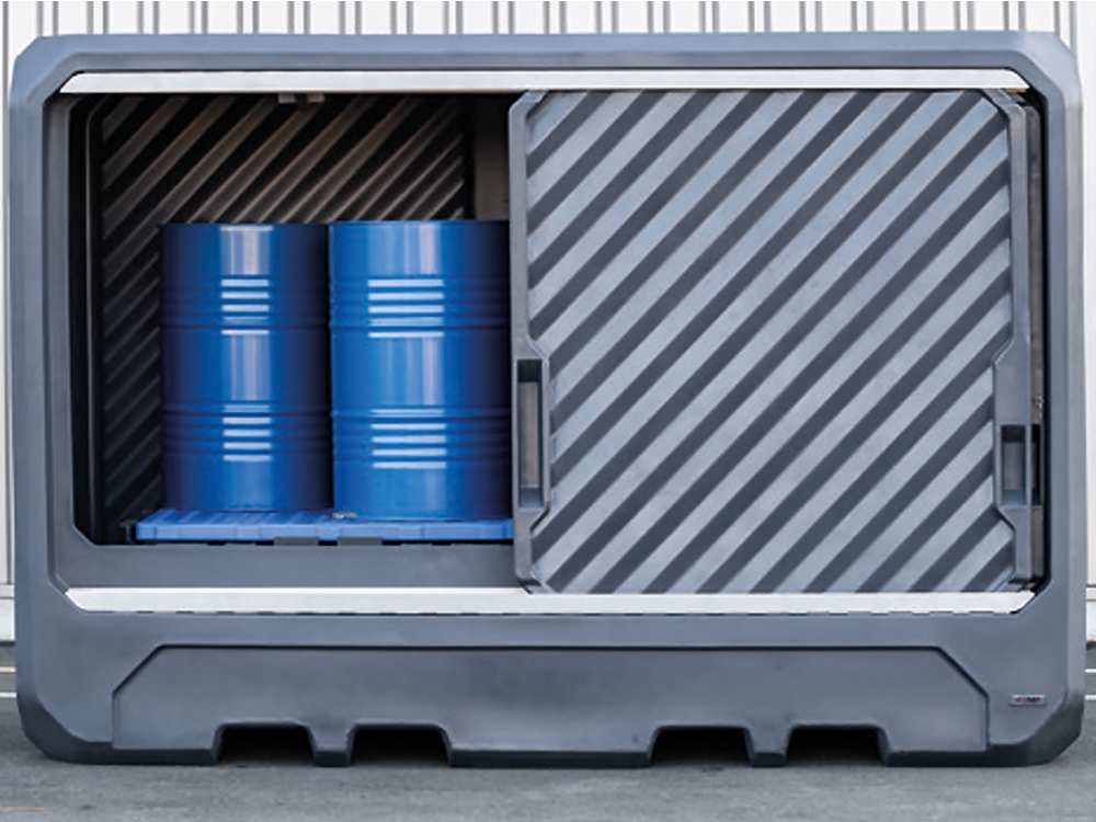 Conteneur de stockage en PEHD - 2 IBC ou 8 Fûts de 220L