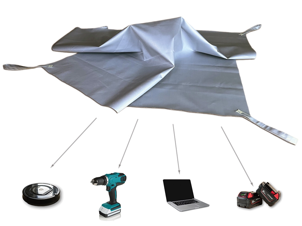 Couverture anti-feu pour recouvrir des petits appareils portatifs - COUVAF-B1.5 - DIFOPE