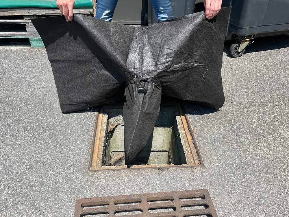 Filtre pour bouche d'égout - Facile à installer - Réf. FILTRE BE5 - DIFOPE