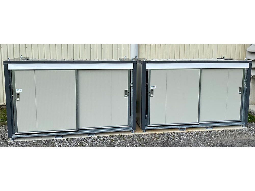 Conteneur 3 m 2 niveaux - Module coupe-feu 2H - Réf. CONT3M2NIPC-EI120