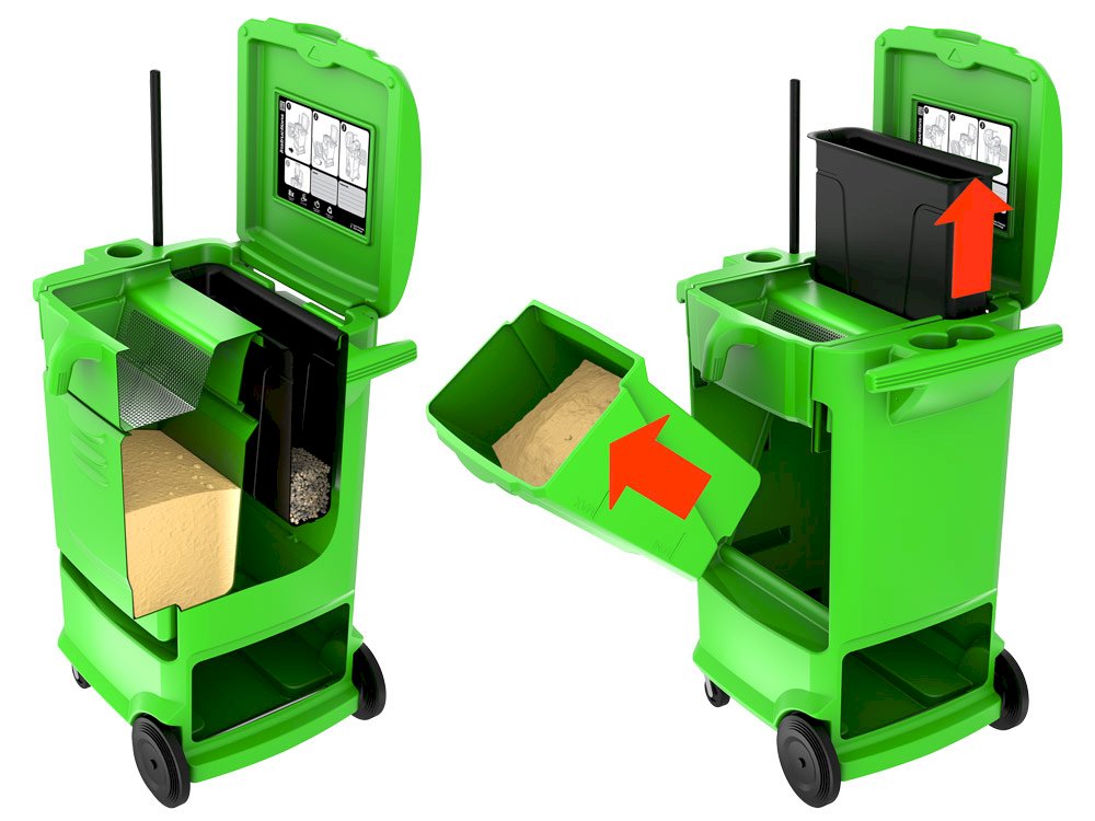 Fonctionnement chariot recycleur TOUCAN BOX