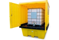 Abri PEHD : box de rétention pour IBC - DIFOPE