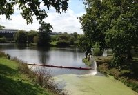 Barrage flottant BARC 1055R de 10 ml x 55 cm. Flotteurs Ø 20cm - Barrage anti-pollution avec jupe PVC de 35 cm