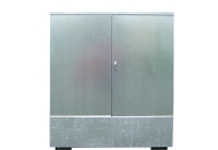Abri de stockage acier avec bac de rétention - stockage 4 fûts - 440 L (réf. BRAG 4FCP - DIFOPE)