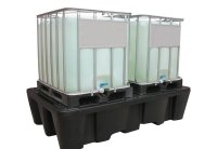 Bac de rétention pour 2 cubitainers - Bac de 1100 L - BRPN 2C - DIFOPE