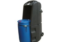 Chariot de rétention porte-fût doté - 4 roues pour 1 fût couché - DIFOPE