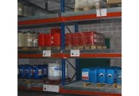 Bacs de rétention acier galvanisé pour racks à palettes