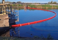 Barrage flottant anti-pollution - 30 ml x 55 cm h. x Ø 20 cm - Barrage de confinement BARC 3055R