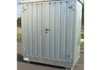 Bungalow de stockage : rétention 350 L - Armoire DMS déchets dangereux