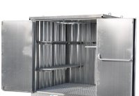 Bungalow de stockage 2 m x 2 m - 374 L - Armoire DMS déchets dangereux