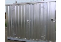 Bungalow de stockage 3 m x 2 m - rétention 727 L - Armoire DMS déchets dangereux