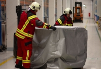 Bâche anti feu lithium pour caisse palette - DIFOPE